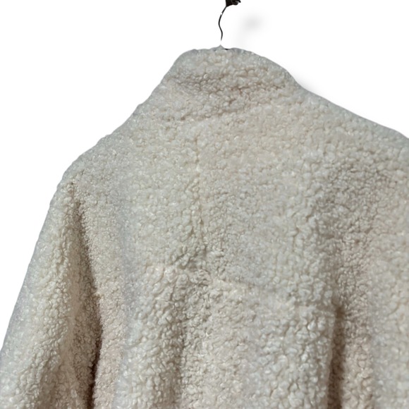 Blank NYC Cream Teddy Jacket with Brown Details - Picture 6 of 9